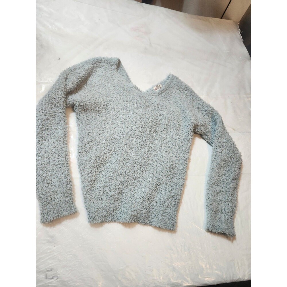 Hippie Rose Sweater Light Bluish Green Top Size S.        #101